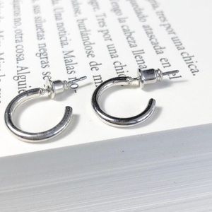 Small hoop earrings